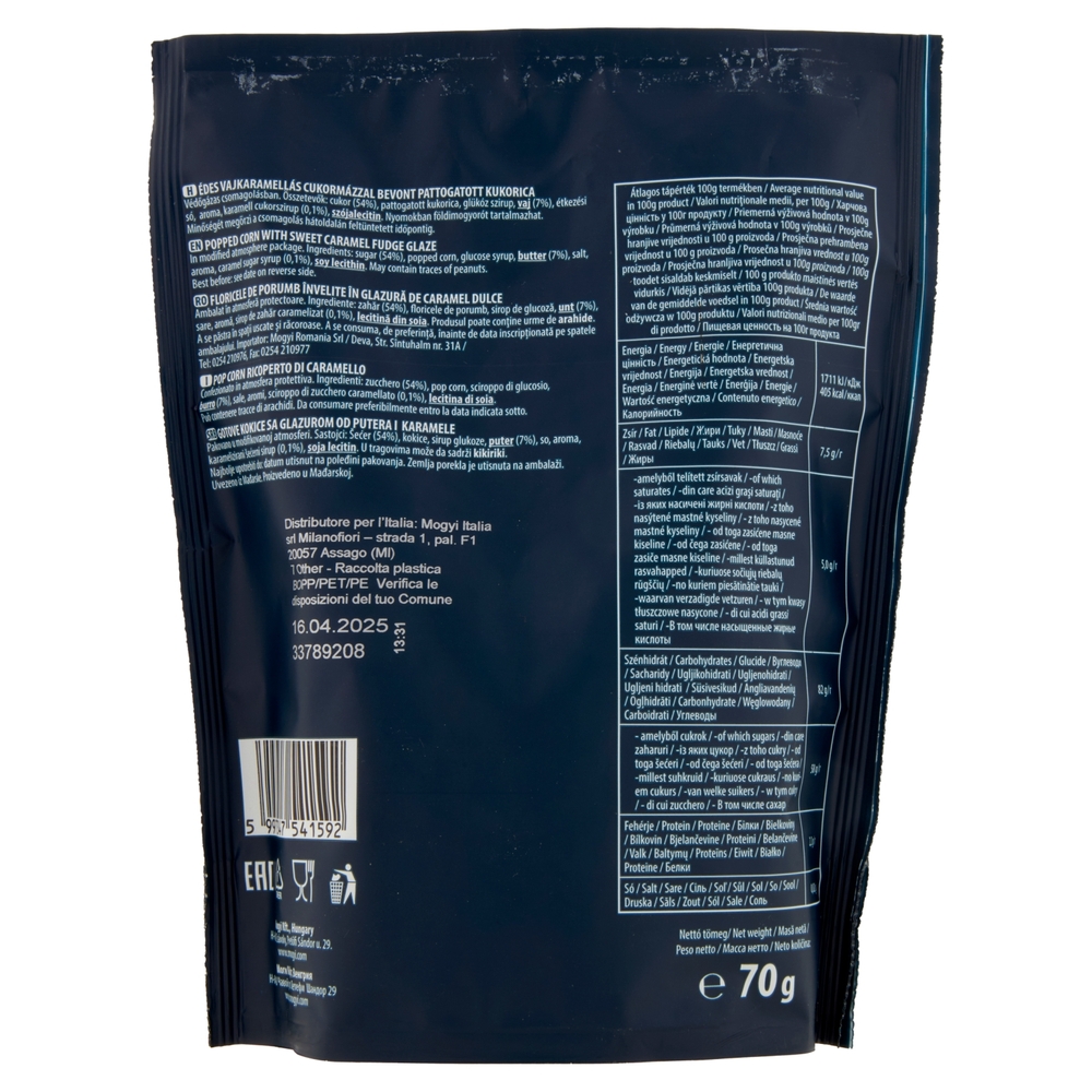 mogyi Caramoon Popcorn with Caramel 70 g