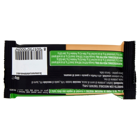 Ventura Proteica Barretta con Nocciole Tostate 50 g
