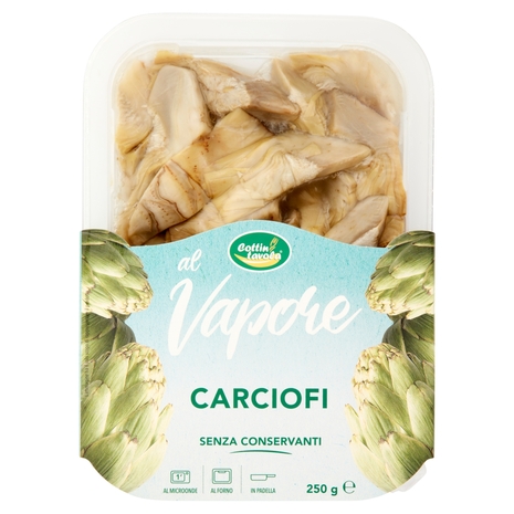 Carciofi Cotti al Vapore, 250 g