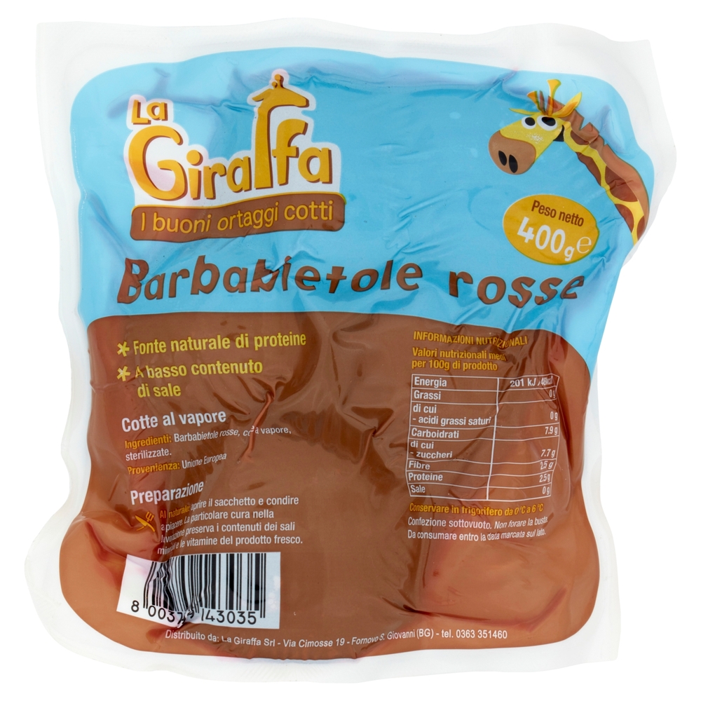 La Giraffa Barbabietole Rosse, 400 g