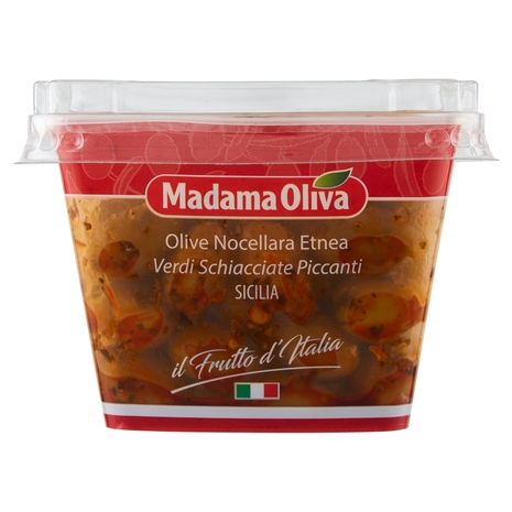 Madama Oliva Olive Verdi Piccole Nocellara, 250 g