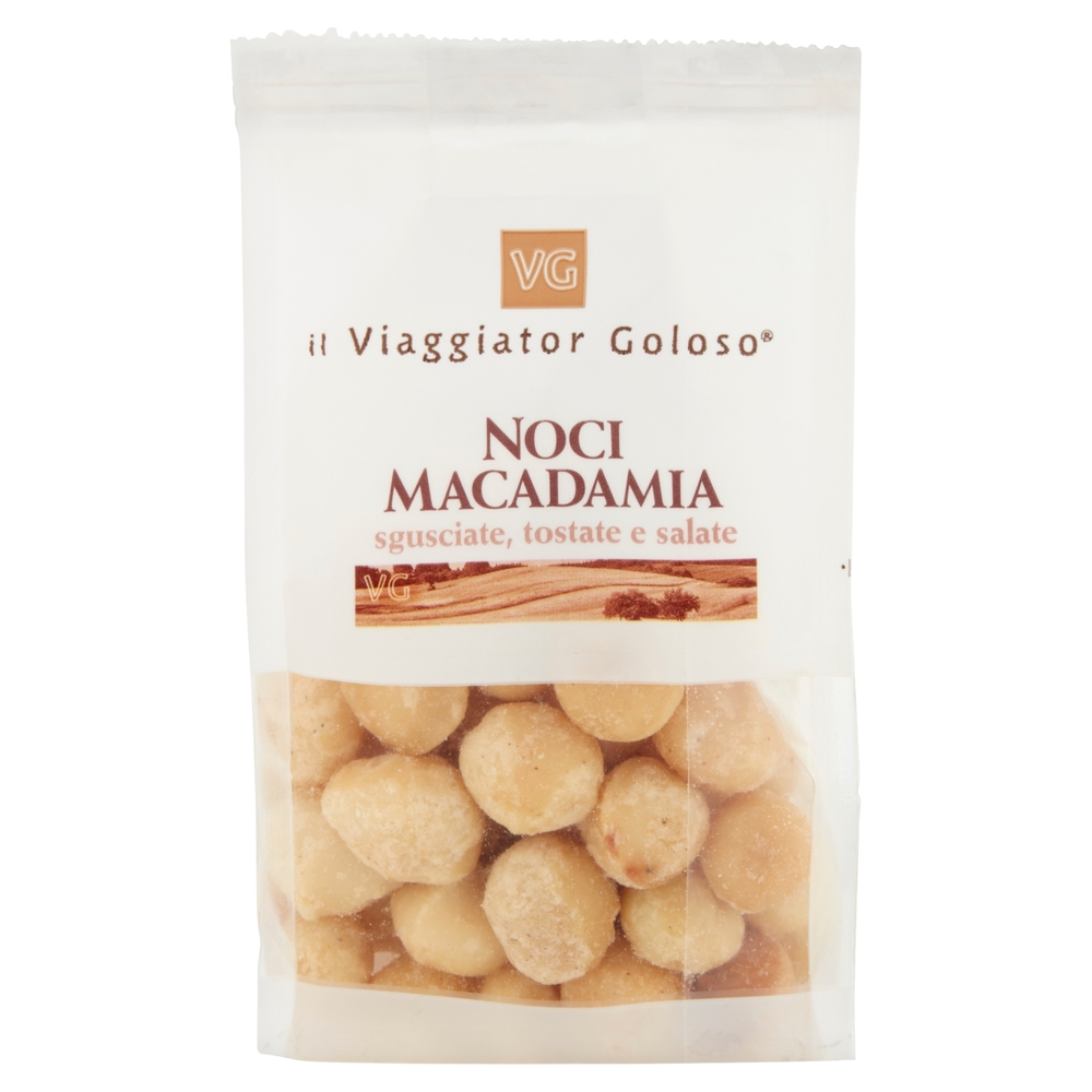 Noci Macadamia Sgusciate, Tostate, Salate, 100 g