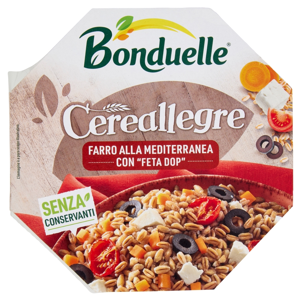 Bonduelle Cereallegre Farro alla Mediterranea con 