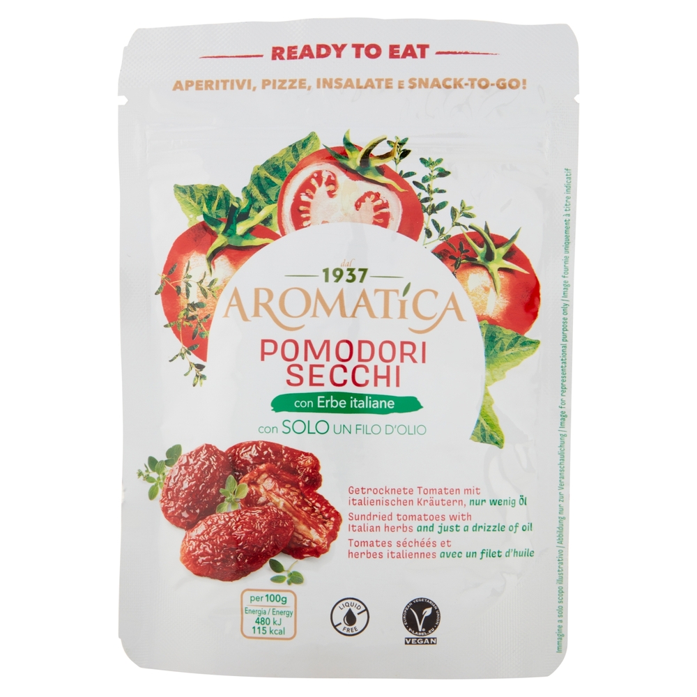 Pomodori Secchi con Erbe Mediterranee, 125 g