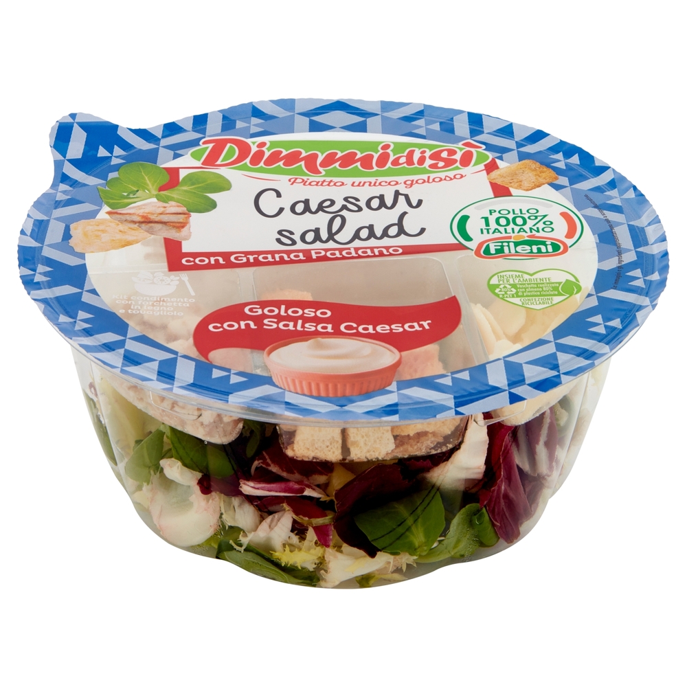 DimmidiSì Caesar Salad con Grana Padano, 135 g