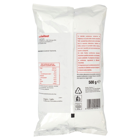 noccioltost arachidi in guscio tostate 500 g