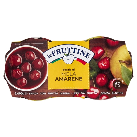 le Fruttine delizia di Mela Amarene 2 x 90 g