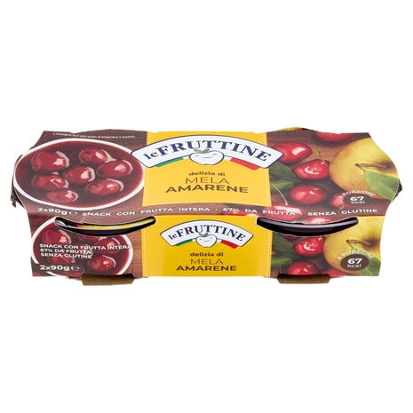 le Fruttine delizia di Mela Amarene 2 x 90 g