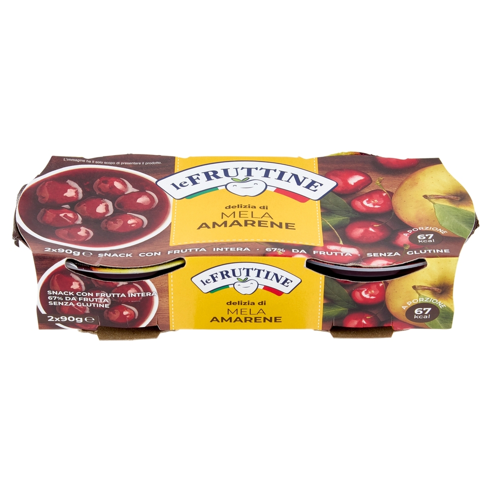 le Fruttine delizia di Mela Amarene 2 x 90 g