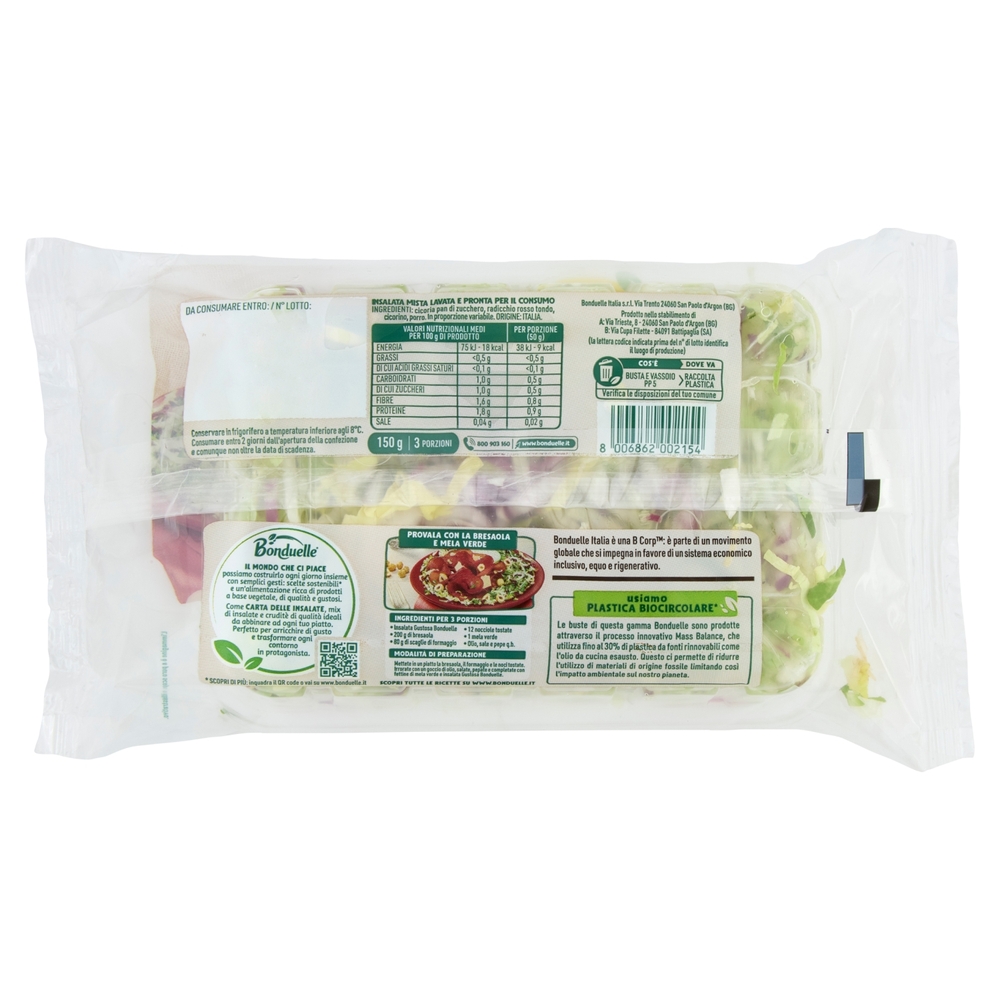 Bonduelle Carta delle Insalate Ricetta Gustosa 150 g