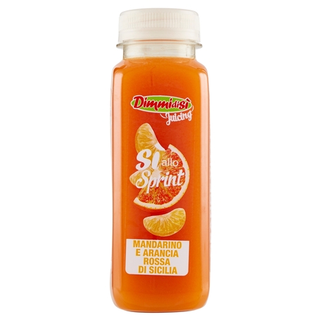 DimmidiSì Juicing Sì allo Sprint Mandarino e Arancia Rossa di Sicilia 250 ml