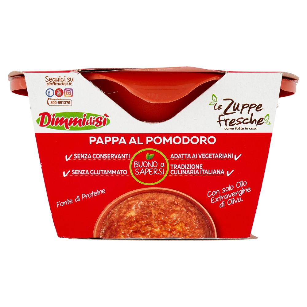 DimmidiSì le Zuppe fresche Pappa al Pomodoro 620 g