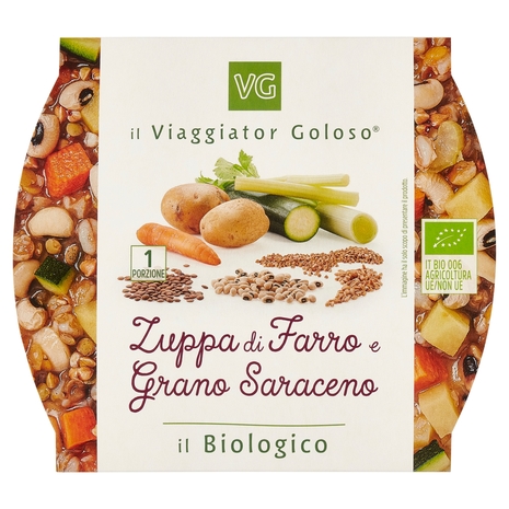 Zuppa di Farro e Grano Saraceno BIO il Viaggator Goloso