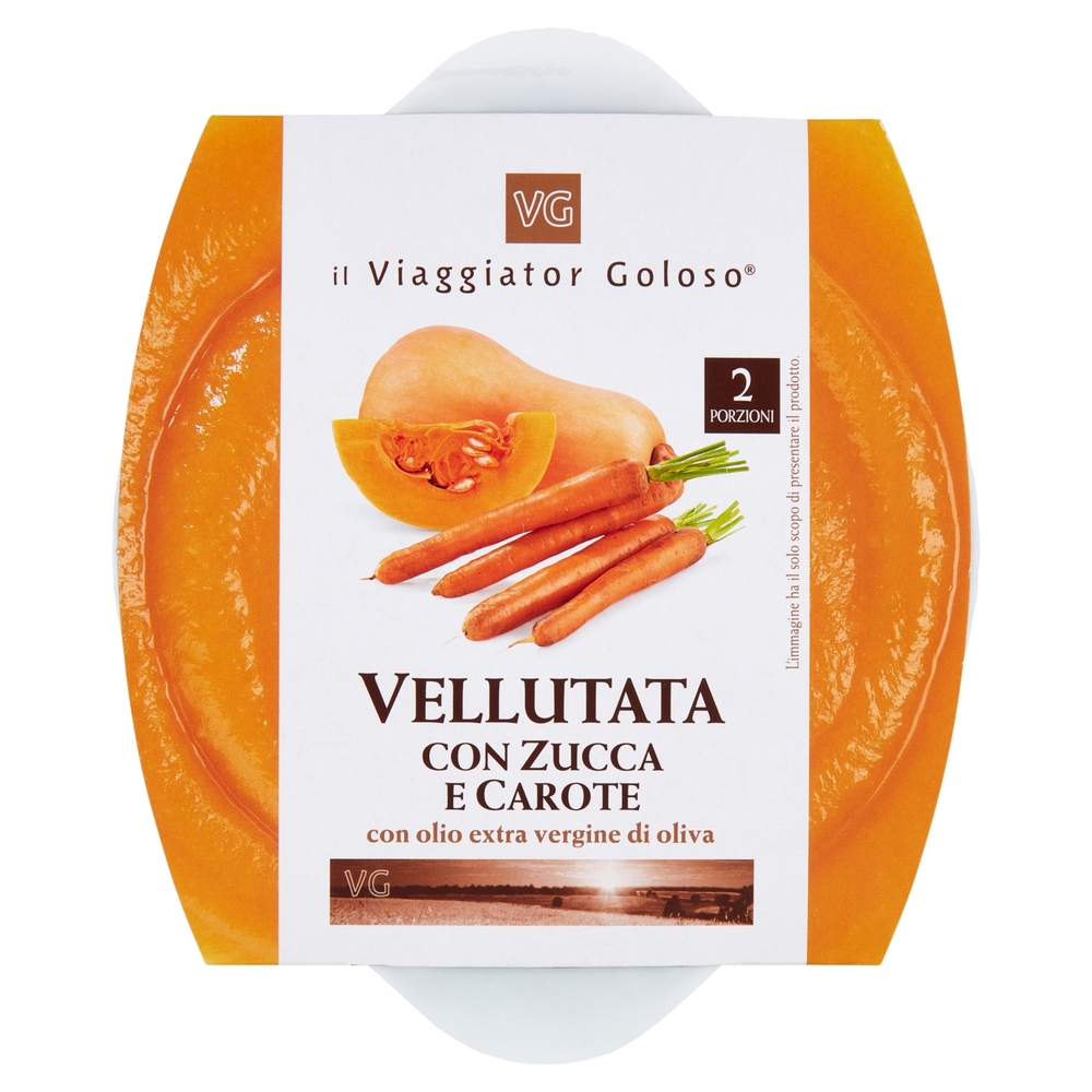 Vellutata con Zucca e Carote Il Viaggiator Goloso