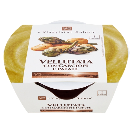 Vellutata con Carciofi e Patate Il Viaggiator Goloso