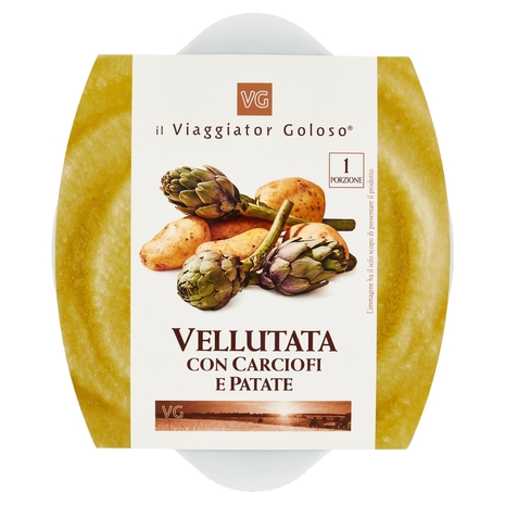 Vellutata con Carciofi e Patate Il Viaggiator Goloso