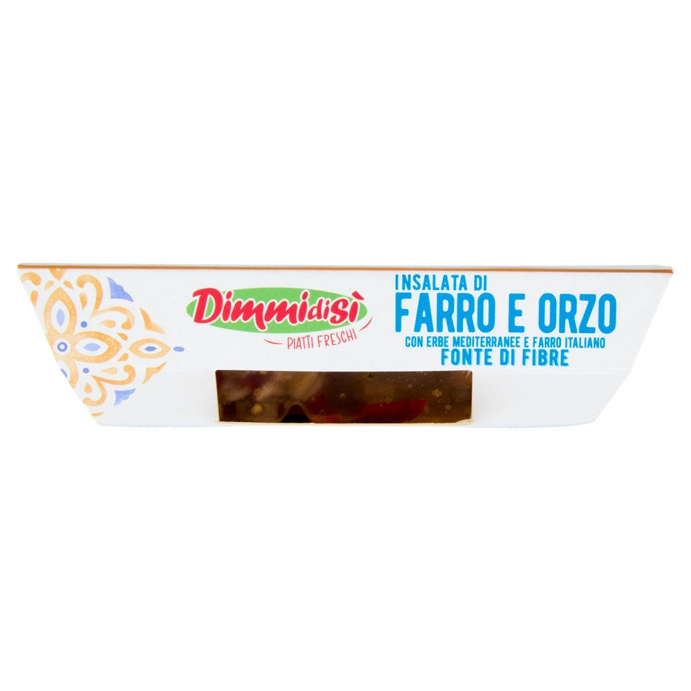 DimmidiSì Piatti Freschi Insalata di Farro e Orzo con Erbe Mediterraneo e Farro Italiano 200 g