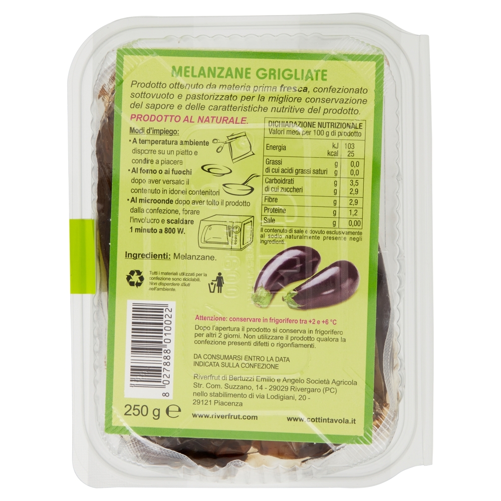 Cottin tavola Melanzane Grigliate 250 g