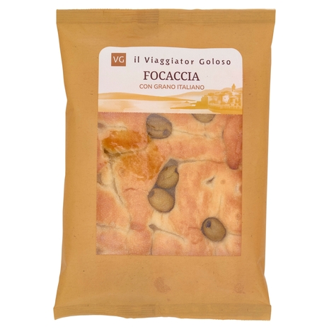 Focaccia con Olive il Viaggiator Goloso