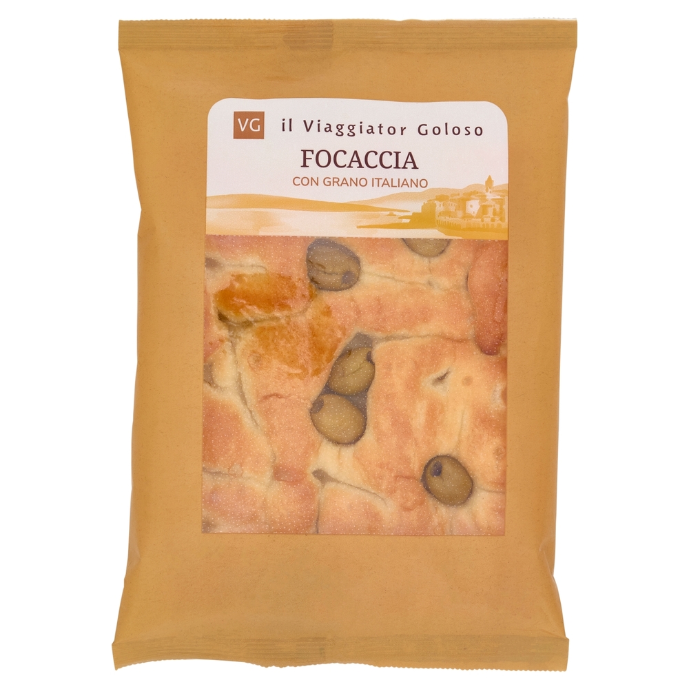 Focaccia con Olive il Viaggiator Goloso