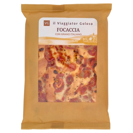 Focaccia con Pomodorini il Viaggiator Goloso