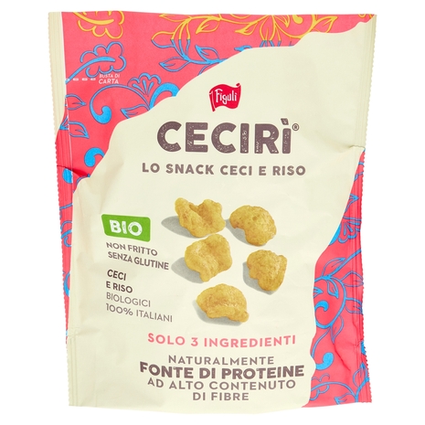 Figulì Cecirì lo Snack Ceci e Riso Bio 70 g