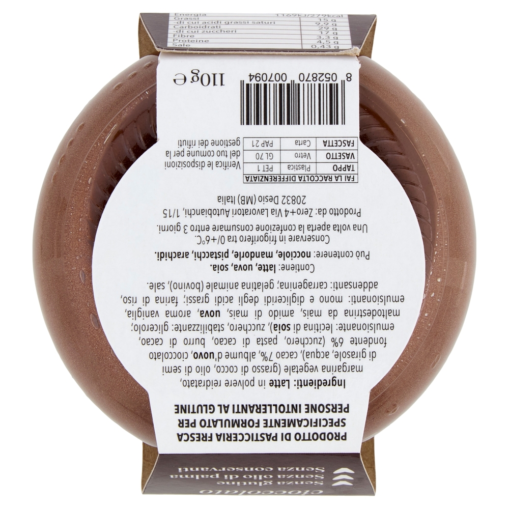 Senza Peccato Doppio cioccolato 110 g