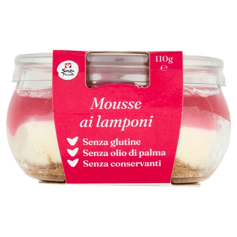 Senza Peccato Mousse ai lamponi 110 g