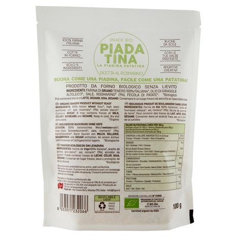 Figulì Piadatina Ricetta al Rosmarino 100 g