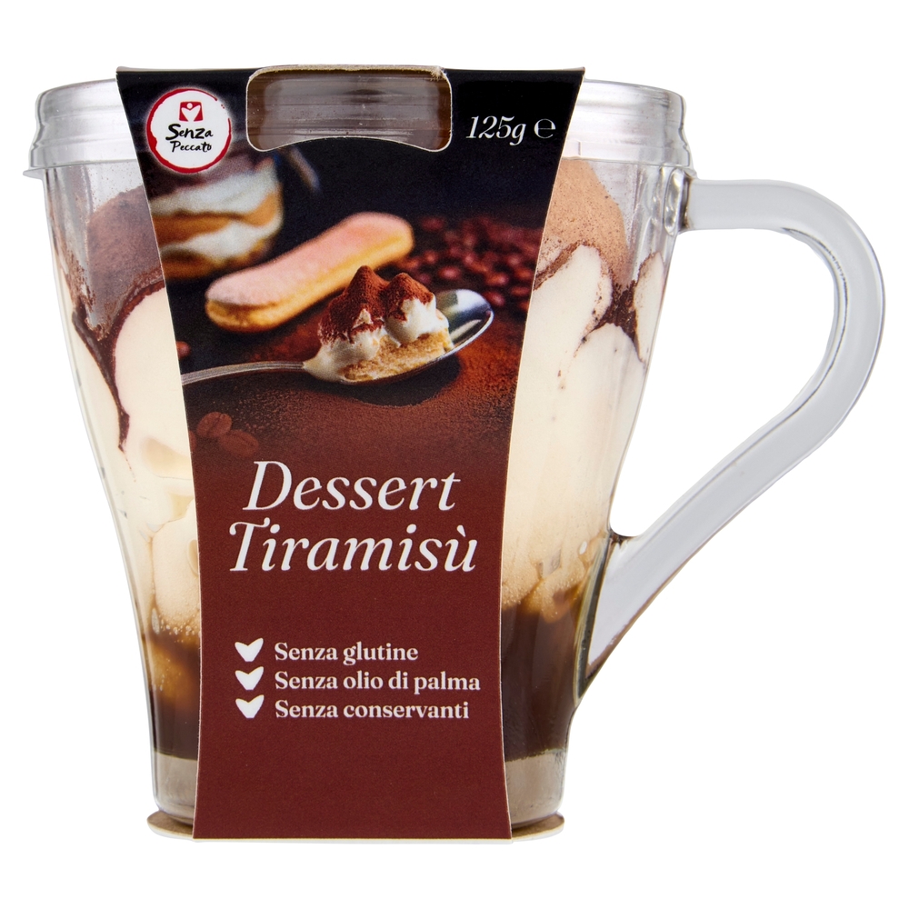 Senza Peccato Tiramisù con savoiardi 125 g