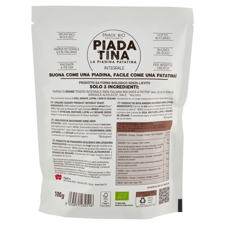 Figulì Piadatina Integrale Bio 100 g