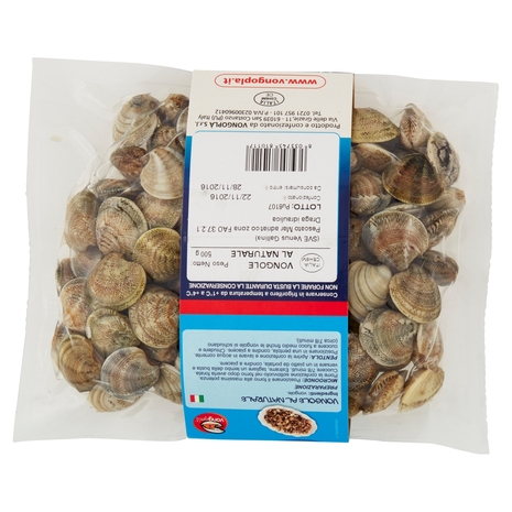 vongoplà vongole dell'Adriatico vive 500 g
