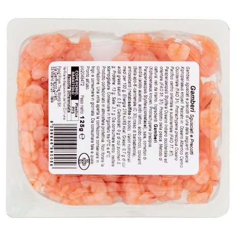 Food From The World pronti Per te Gamberi Sgusciati e Precotti 125 g