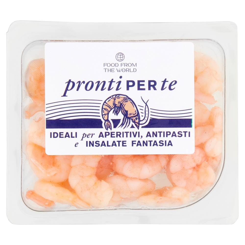 Food From The World pronti Per te Mazzancolle Tropicali Sgusciate e Precotte 100 g