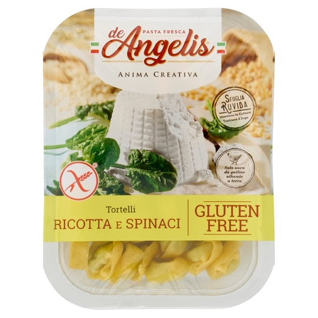 de Angelis Gluten Free Tortelli Ricotta e Spinaci 250 g