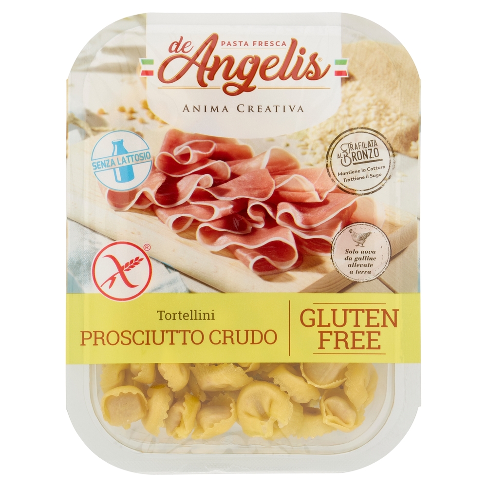 de Angelis Gluten Free Tortellini Prosciutto Crudo 250 g