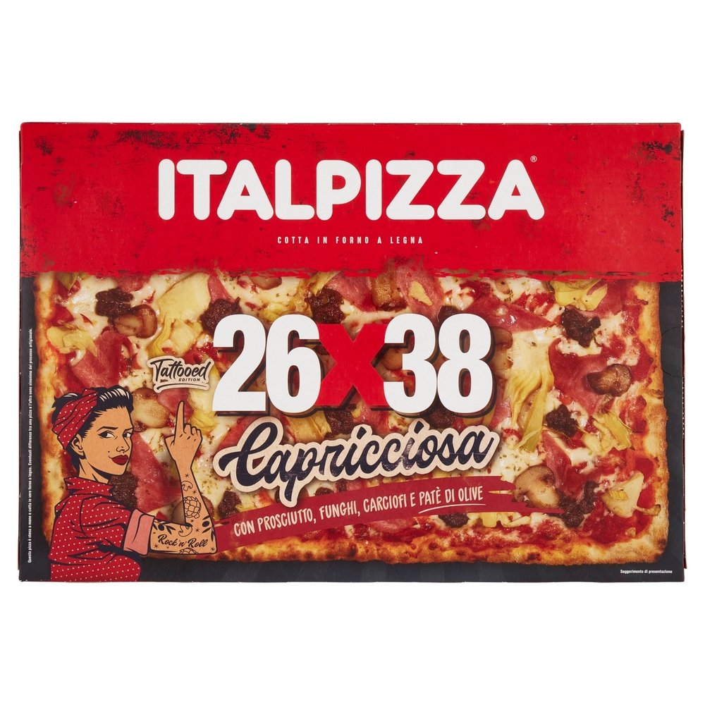 Italpizza 26x38 Capricciosa 585 g