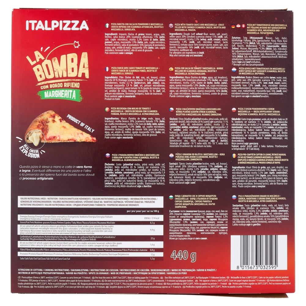 Italpizza la Bomba Margherita 440 g