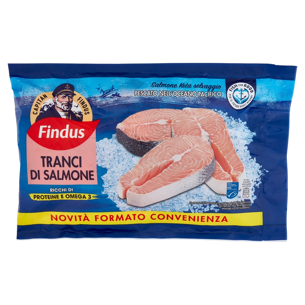 Capitan Findus Tranci di Salmone 500 g