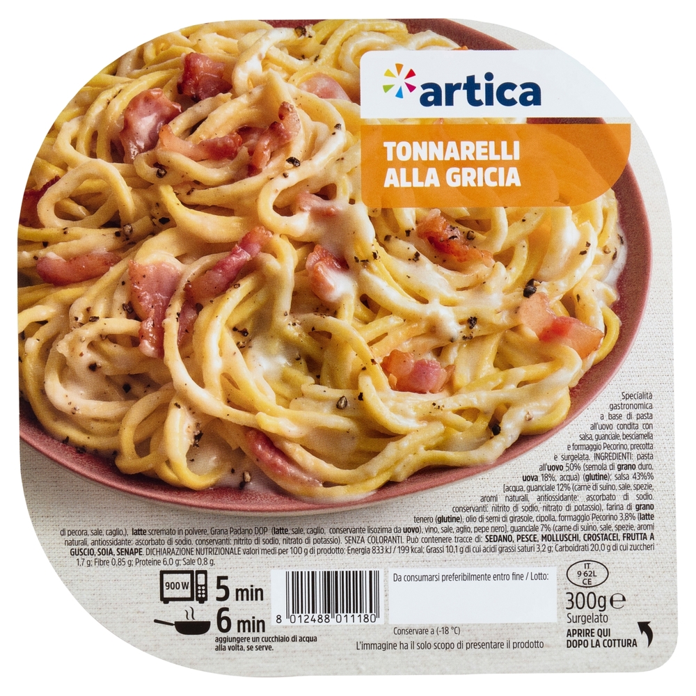 artica Tonnarelli alla Gricia Surgelato 300 g