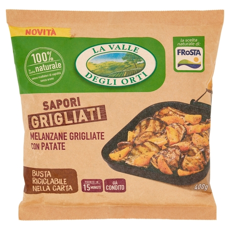 La Valle Degli Orti Sapori Grigliati Melanzane Grigliate con Patate 400 g