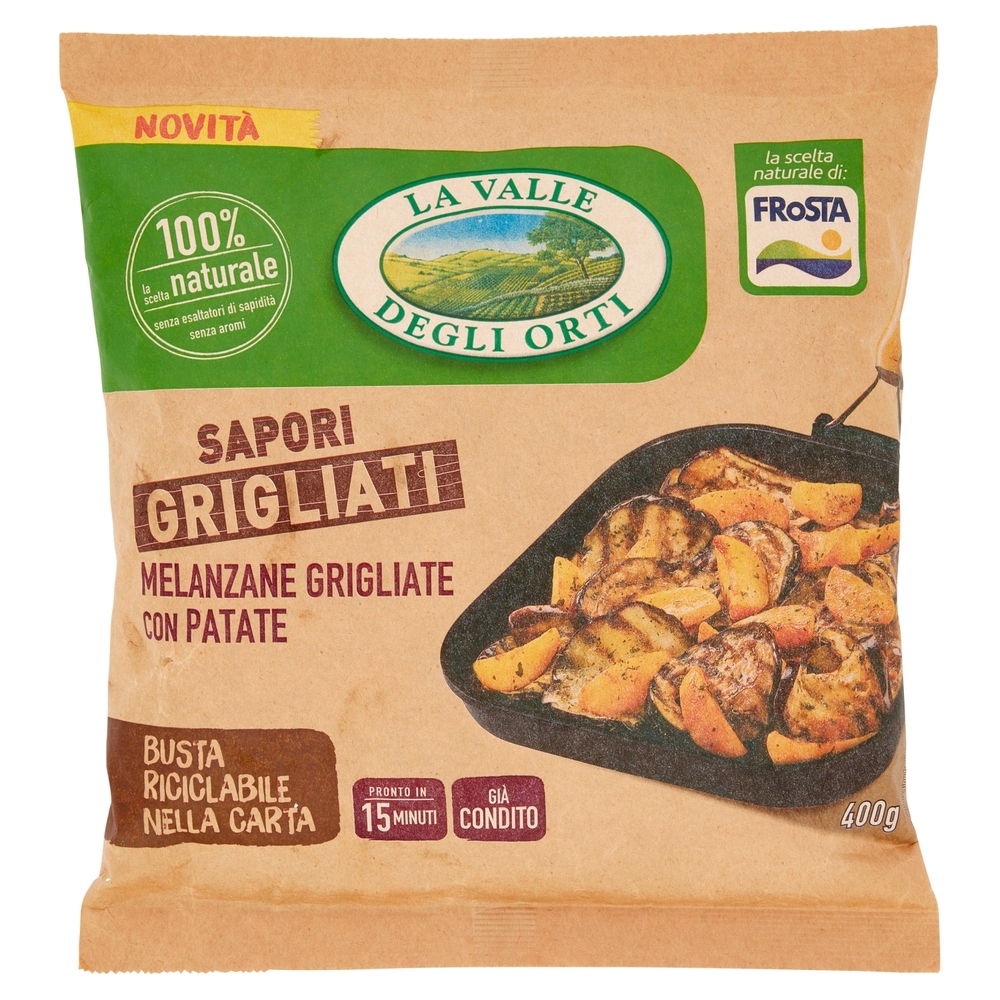 La Valle Degli Orti Sapori Grigliati Melanzane Grigliate con Patate 400 g