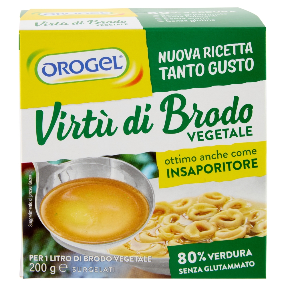 Orogel Virtù di Brodo Vegetale Surgelati 200 g