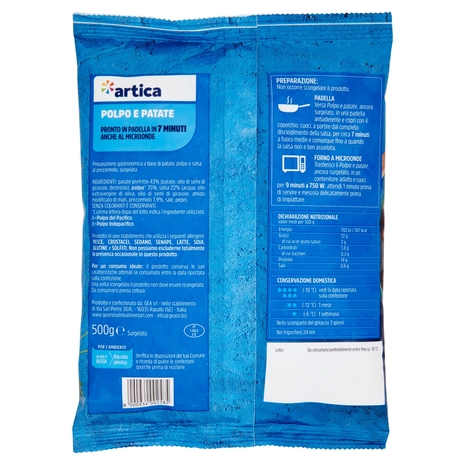 artica Polpo e Patate Surgelato 500 g