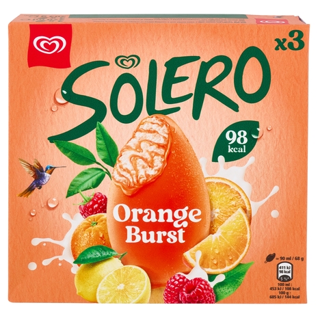 Algida Solero Orange Burst 3 Gelati 204 g