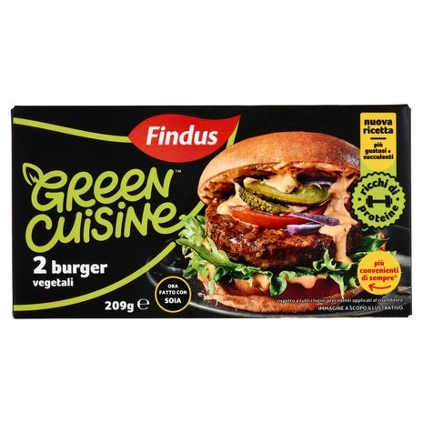 Findus Green Cuisine 2 Burger Vegetali 209 g