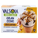 Valsoia Bontà e Salute Gran Cono Croccantino con Mandorle Caramellate 4 x 75 g