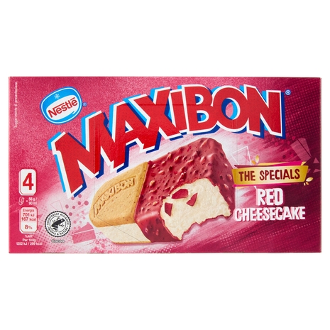NESTLÉ Maxibon The Specials Red Cheesecake 4x56g