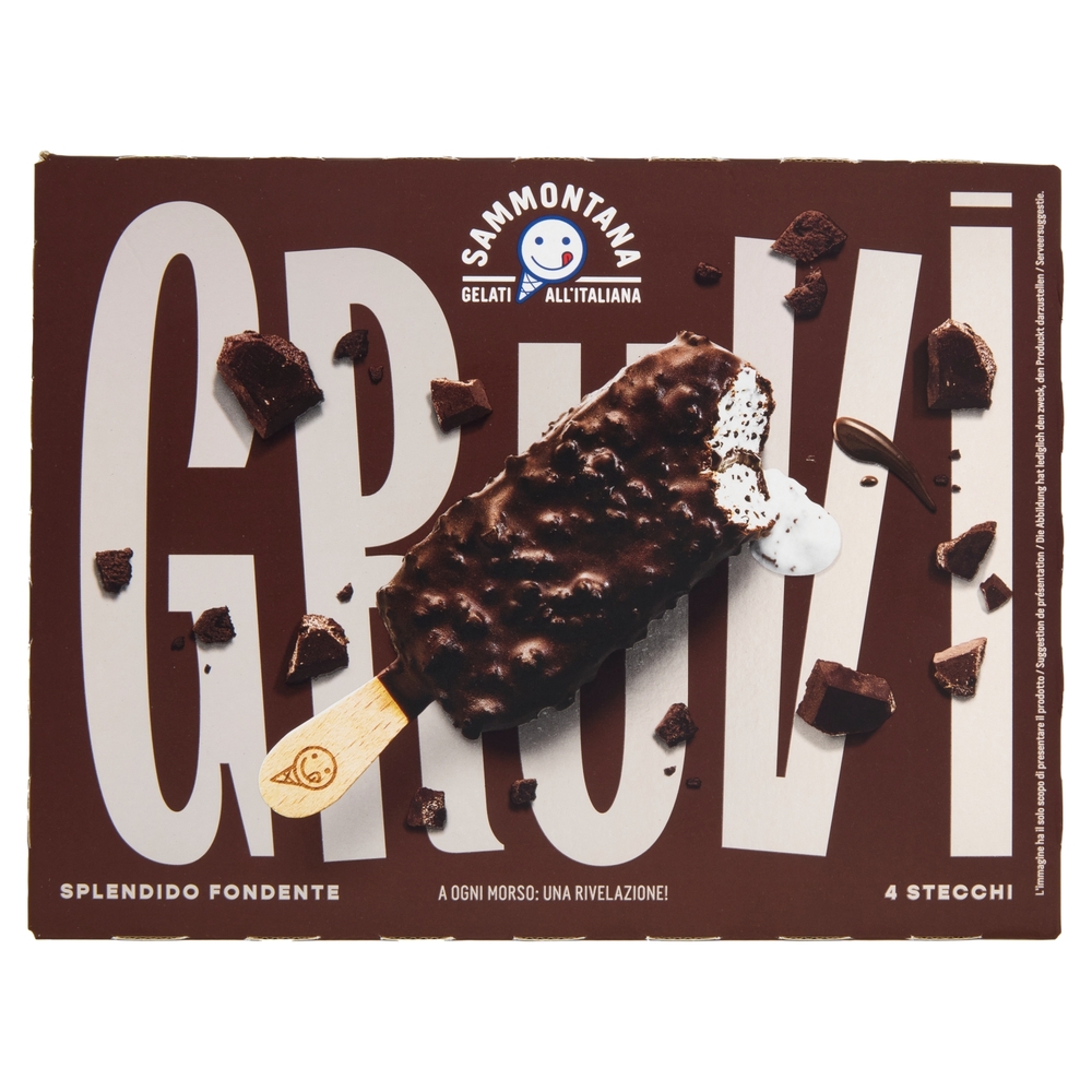 Sammontana Gruvi Splendido Fondente 4 x 60 g