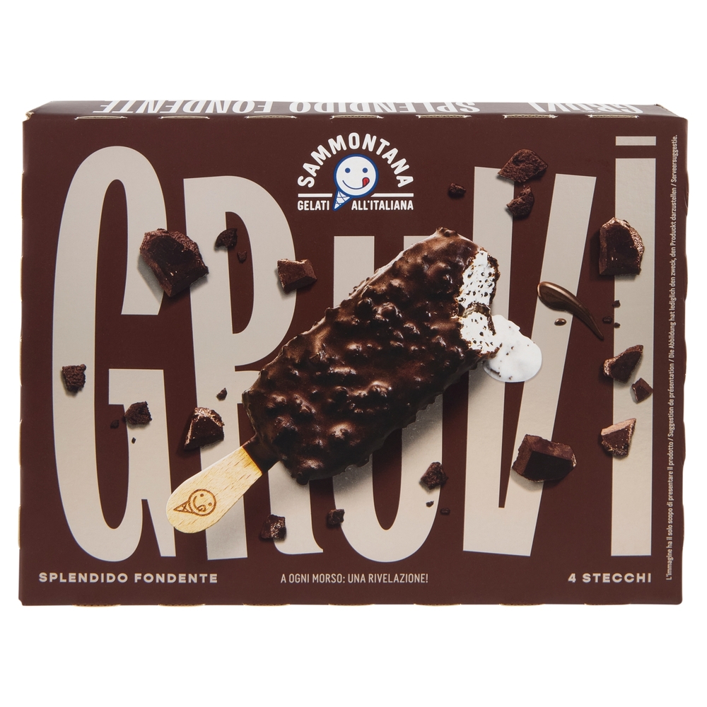 Sammontana Gruvi Splendido Fondente 4 x 60 g